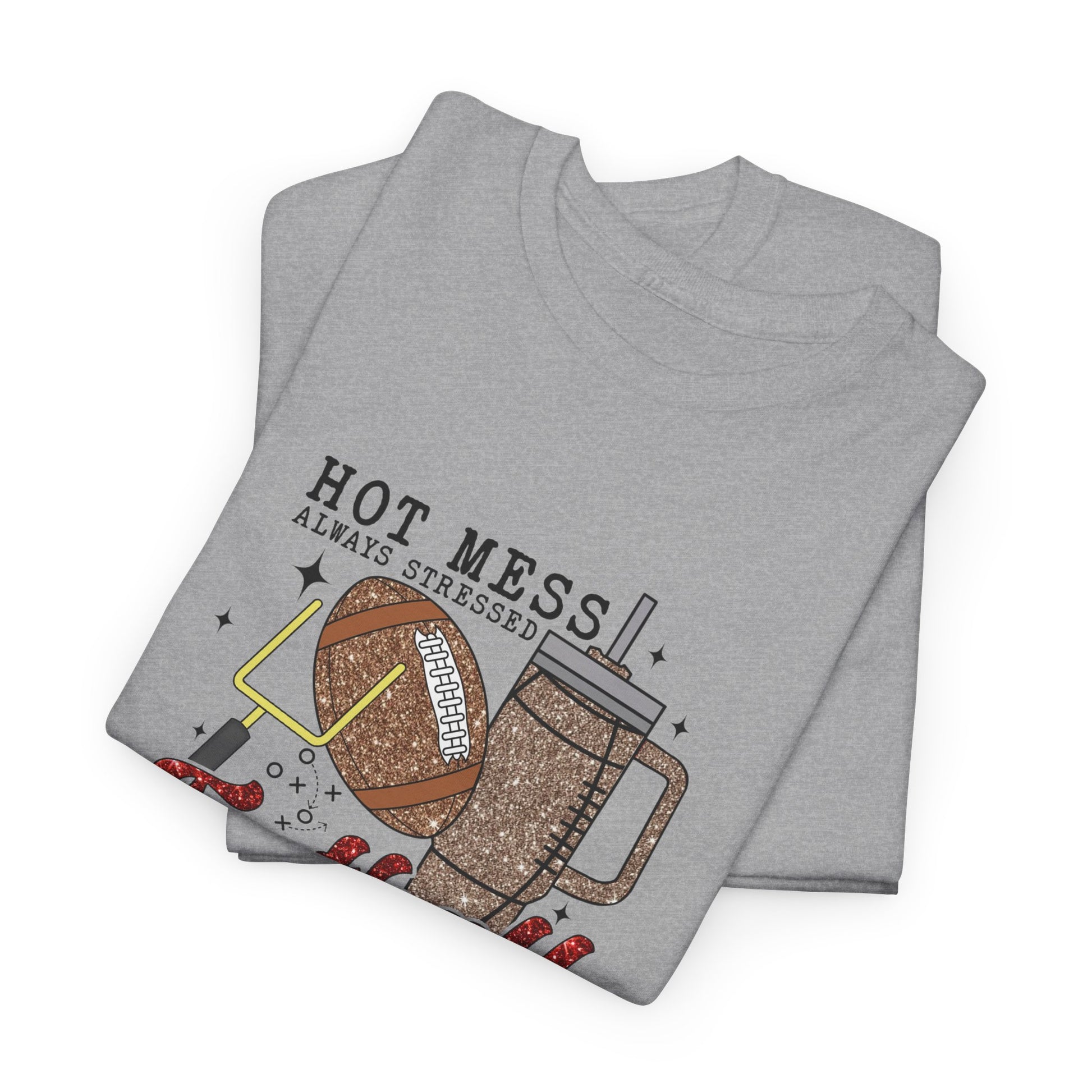 Hot Mess Football Mama Tee - Kim’s Signature Beauty & Accessories    (Store description)