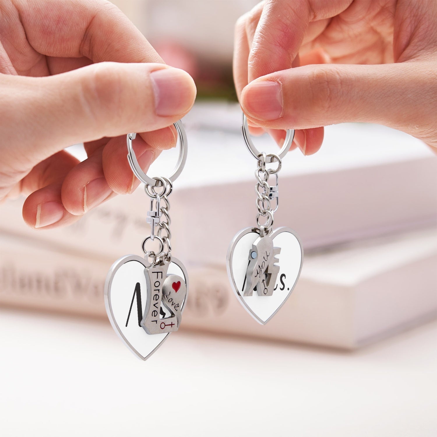 Mr. & Mrs. Couple Magnetic Keychain - Kim’s Signature Beauty & Accessories    (Store description)