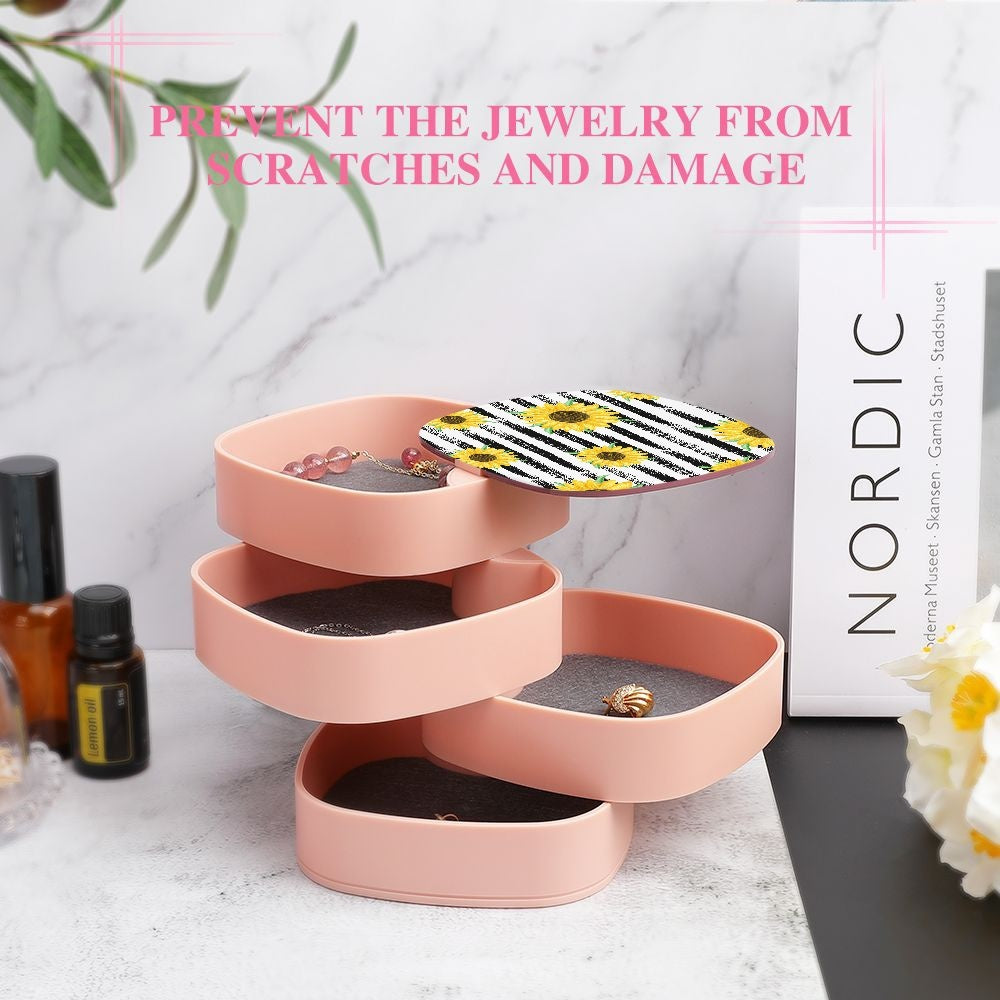 4-Layer Rotating Jewelery Organizer - Kim’s Signature Beauty & Accessories    (Store description)