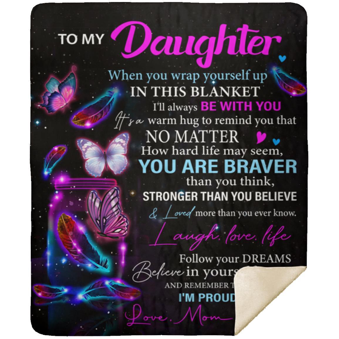 Daughter Butterfly Blanket from Mom - Kim’s Signature Beauty & Accessories    (Store description)