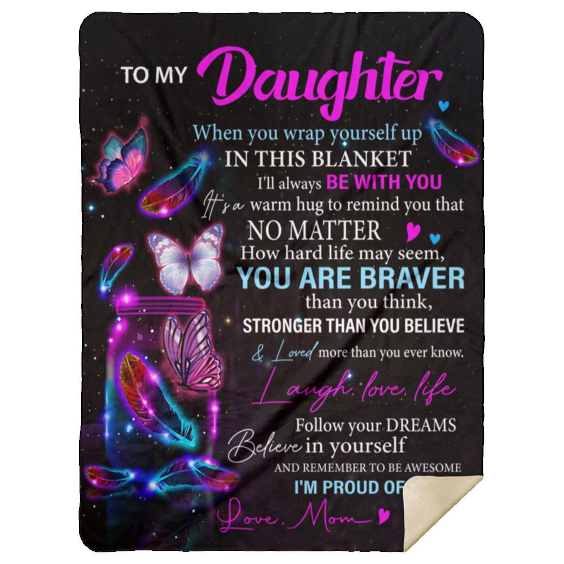 Daughter Butterfly Blanket from Mom - Kim’s Signature Beauty & Accessories    (Store description)