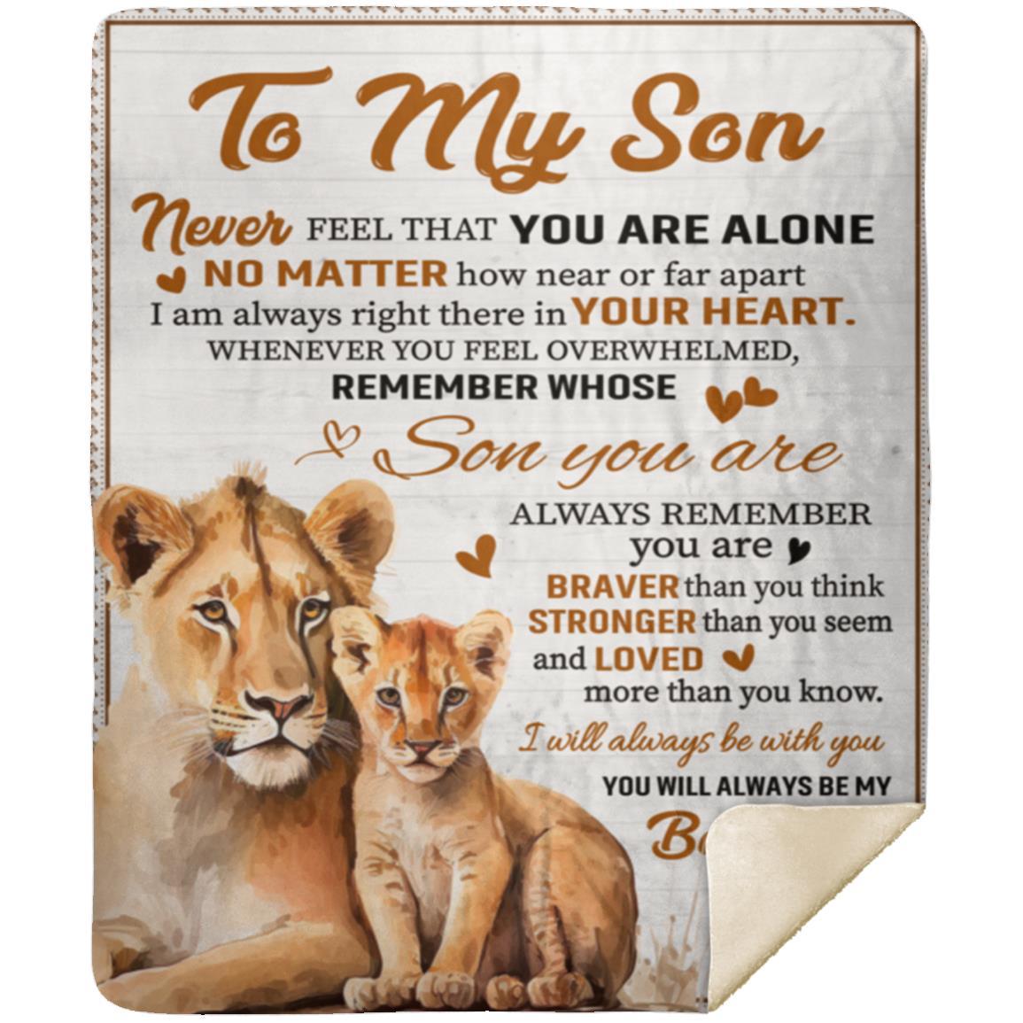 Son Lion Blanket from Mom - Kim’s Signature Beauty & Accessories    (Store description)