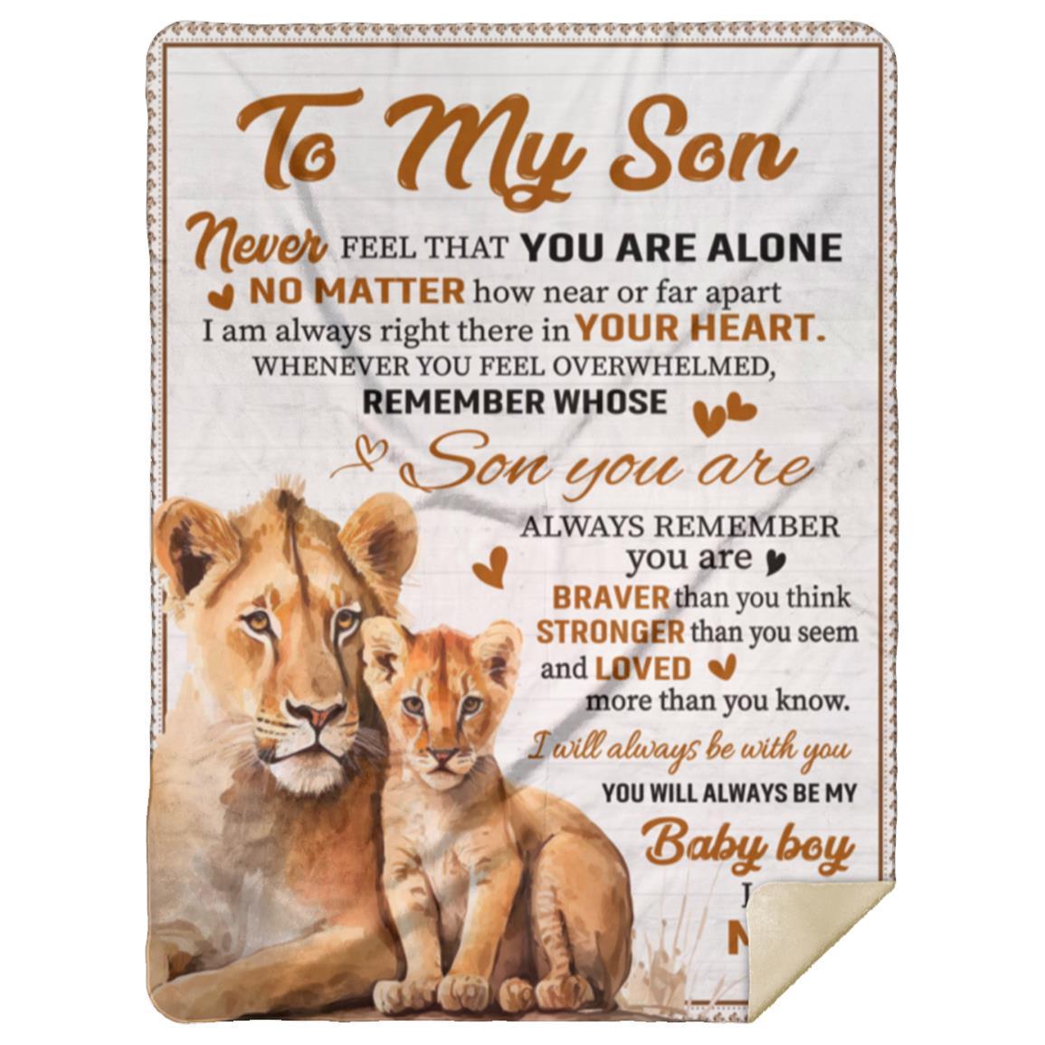 Son Lion Blanket from Mom - Kim’s Signature Beauty & Accessories    (Store description)