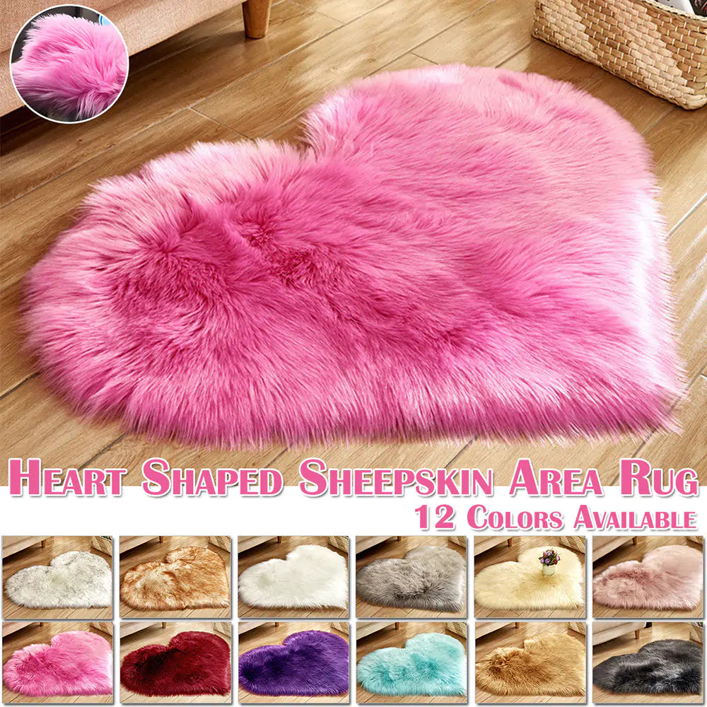 Heart Shape Fluffy Rug - Kim’s Signature Beauty & Accessories    (Store description)