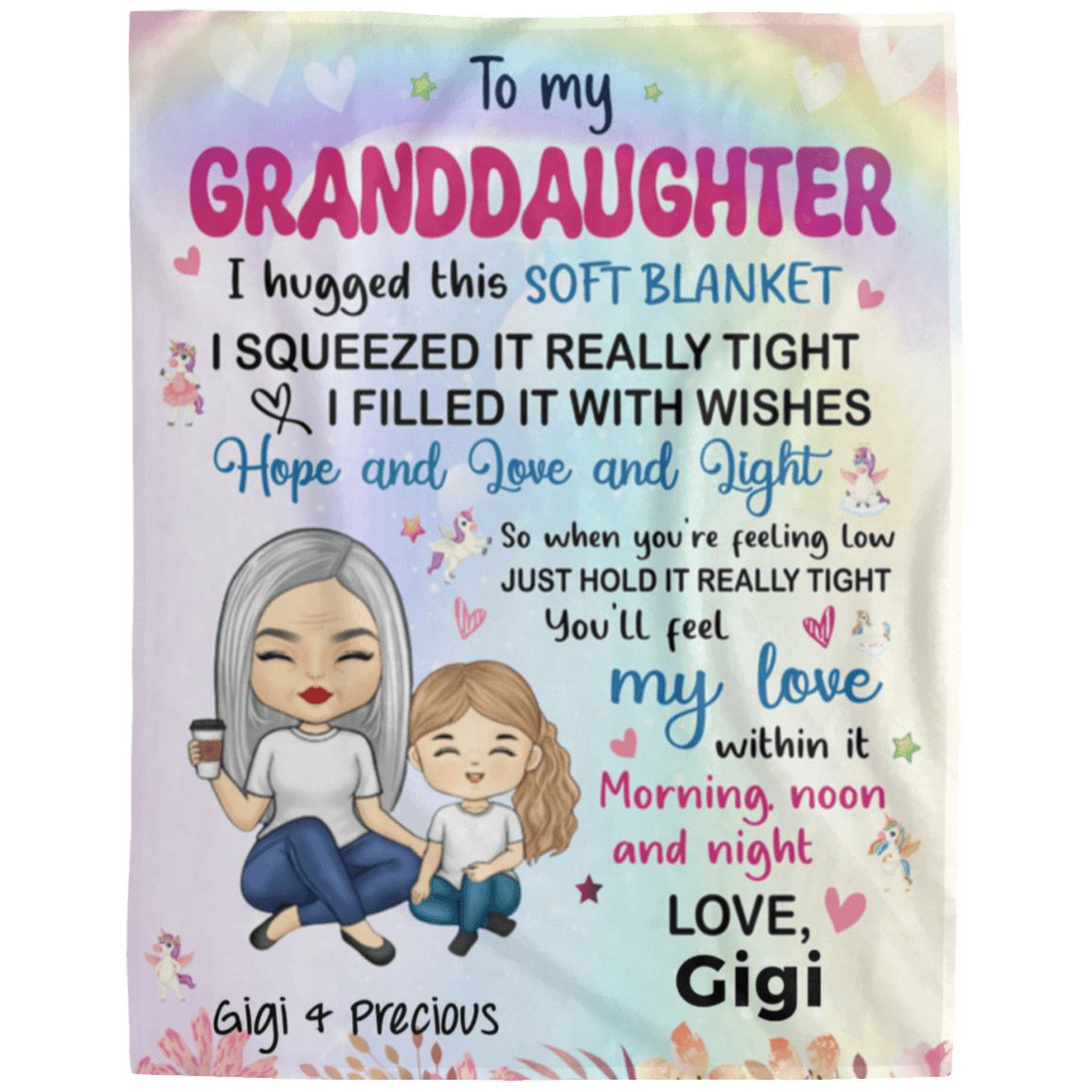 To My Granddaughter (Personalize) - Kim’s Signature Beauty & Accessories    (Store description)