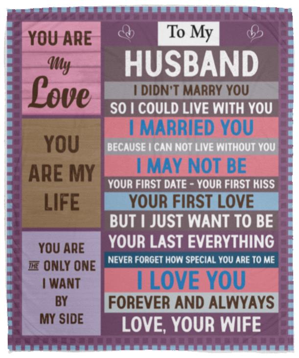 Husband, You Are My Love Blanket - Kim’s Signature Beauty & Accessories    (Store description)