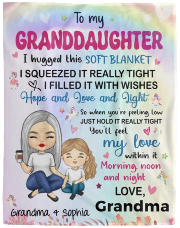 To My Granddaughter (Personalize) - Kim’s Signature Beauty & Accessories    (Store description)