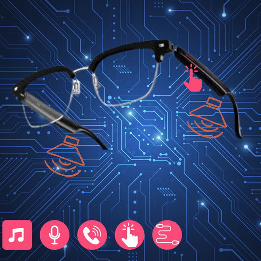 Smart Glasses Built-in Mic Speakers Touch & Voice Assistant Music - Kim’s Signature Beauty & Accessories    (Store description)