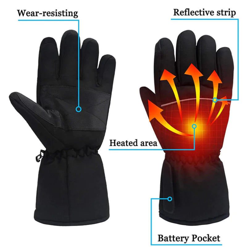 Heated Winter Gloves with Temperature Control - Kim’s Signature Beauty & Accessories    (Store description)