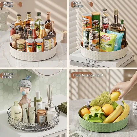 Home Multi-function Rotating Storage Tray