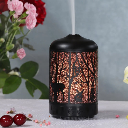 Ultrasonic Air Humidifier Forest Deer Aroma Diffuser