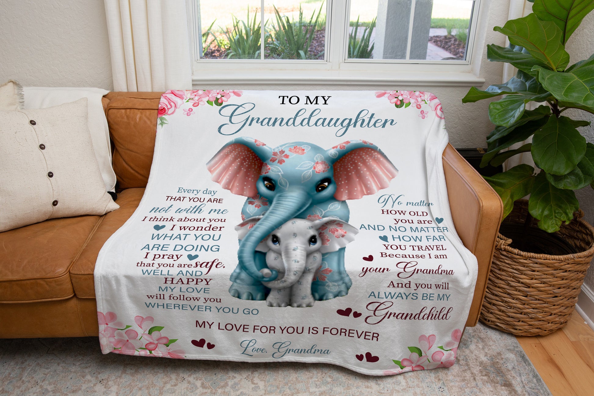 Granddaughter, Love Grandma Blanket - Kim’s Signature Beauty & Accessories    (Store description)