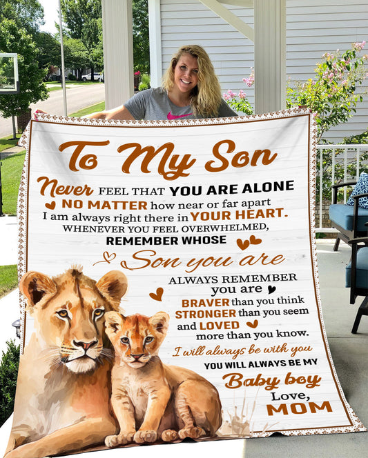 Son Lion Blanket from Mom - Kim’s Signature Beauty & Accessories    (Store description)