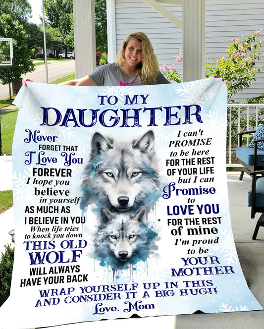 To My Daughter | Love Mom Blanket - Kim’s Signature Beauty & Accessories    (Store description)