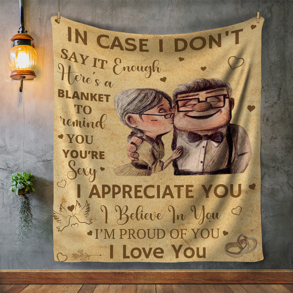 Old Couple Love Blanket - Kim’s Signature Beauty & Accessories    (Store description)