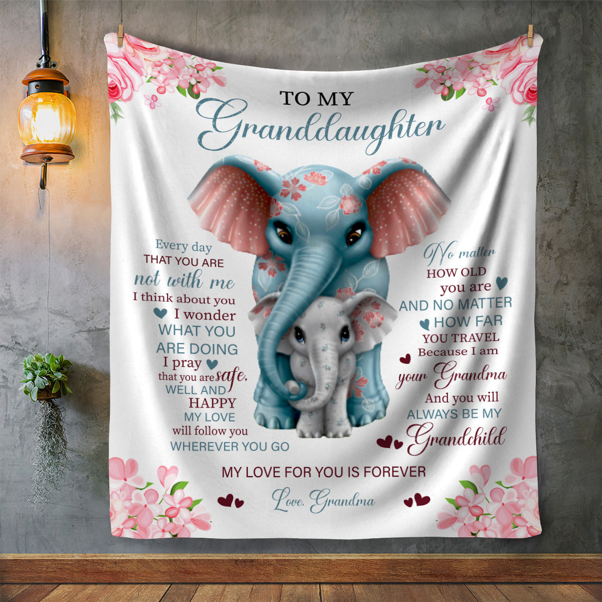 Granddaughter, Love Grandma Blanket - Kim’s Signature Beauty & Accessories    (Store description)