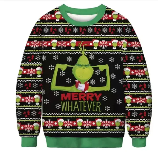 Grinch Ugly Christmas Sweater - Kim’s Signature Beauty & Accessories    (Store description)