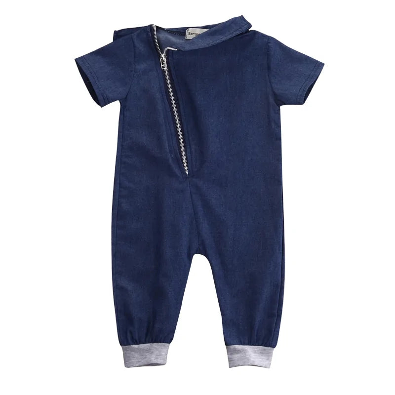 Denim Toddler Romper Jumpsuit