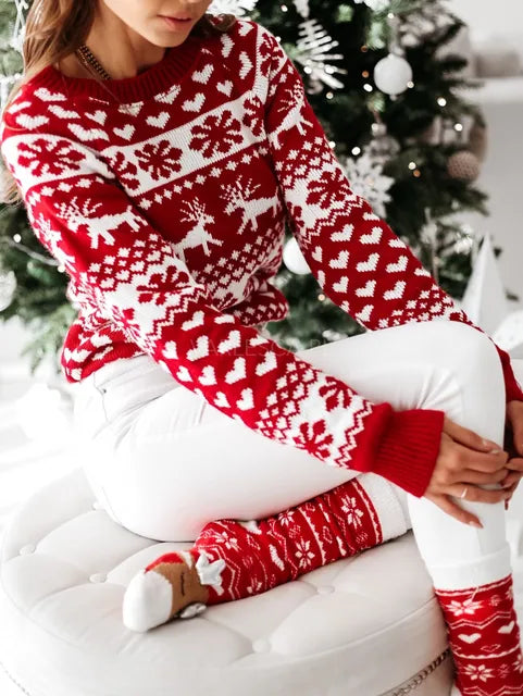 Winter Christmas Sweaters Long Sleeve - Kim’s Signature Beauty & Accessories    (Store description)