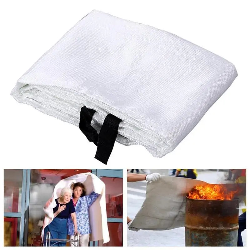 Fire Blanket Emergency Fiberglass Cloth - Kim’s Signature Beauty & Accessories    (Store description)