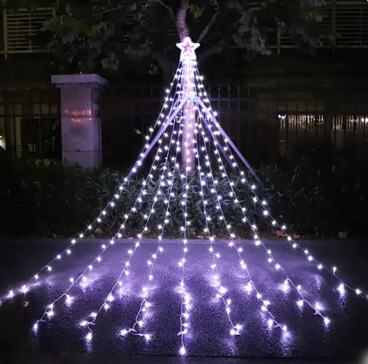 LED Five-pointed Star Waterfall Light - Kim’s Signature Beauty & Accessories    (Store description)