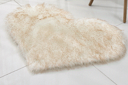 Heart Shape Fluffy Rug - Kim’s Signature Beauty & Accessories    (Store description)