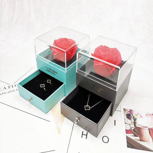 Rose Jewelry Box & Silver Necklace - Kim’s Signature Beauty & Accessories    (Store description)