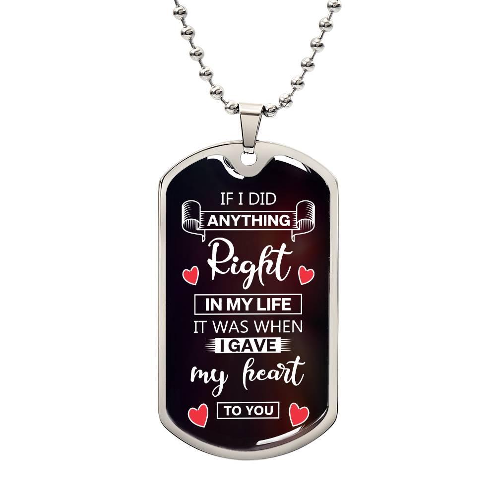 My Heart Belongs to You | Dog Tag - Kim’s Signature Beauty & Accessories    (Store description)