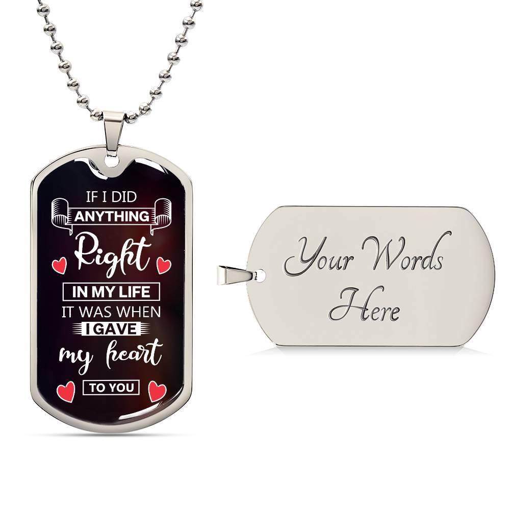 My Heart Belongs to You | Dog Tag - Kim’s Signature Beauty & Accessories    (Store description)