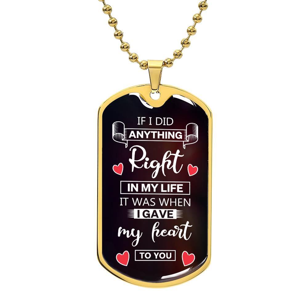 My Heart Belongs to You | Dog Tag - Kim’s Signature Beauty & Accessories    (Store description)