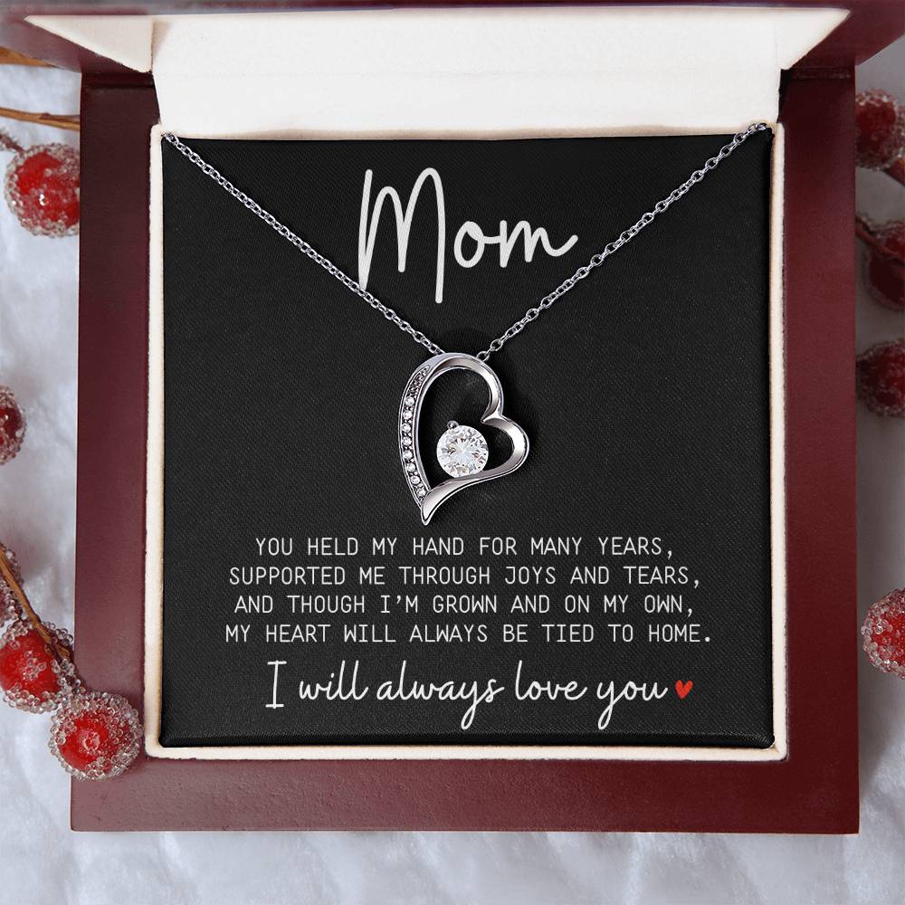 Mom, You Held my Hand For Years | Necklace Message Card - Kim’s Signature Beauty & Accessories    (Store description)