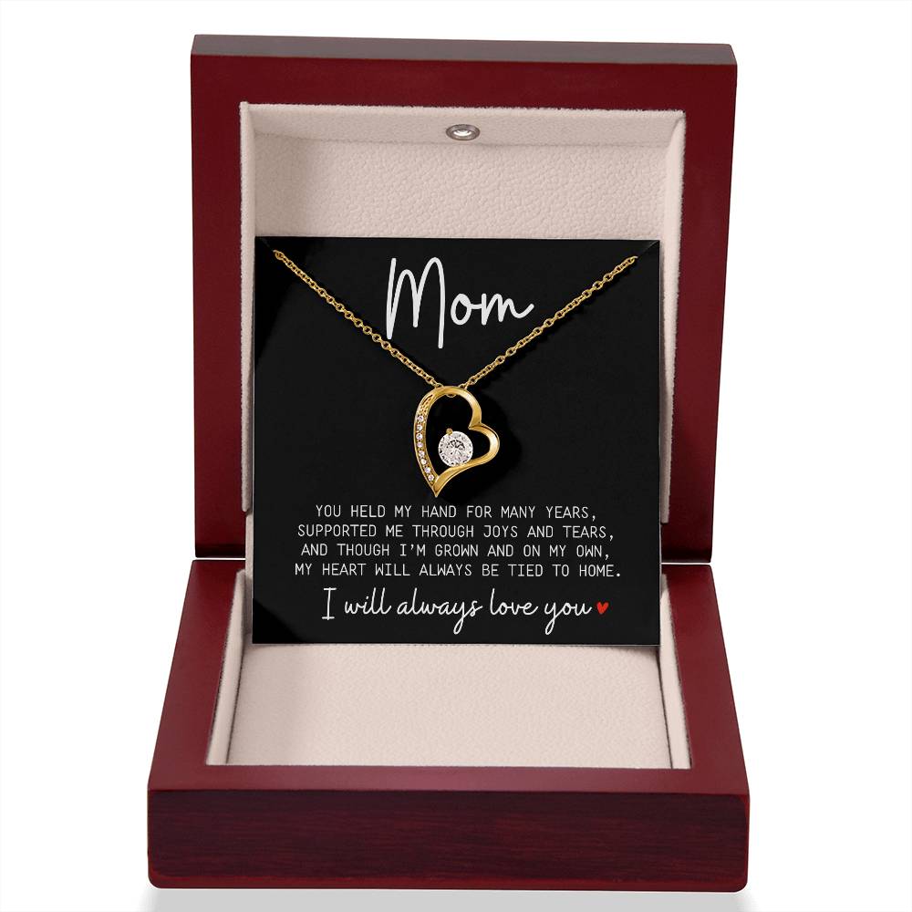 Mom, You Held my Hand For Years | Necklace Message Card - Kim’s Signature Beauty & Accessories    (Store description)