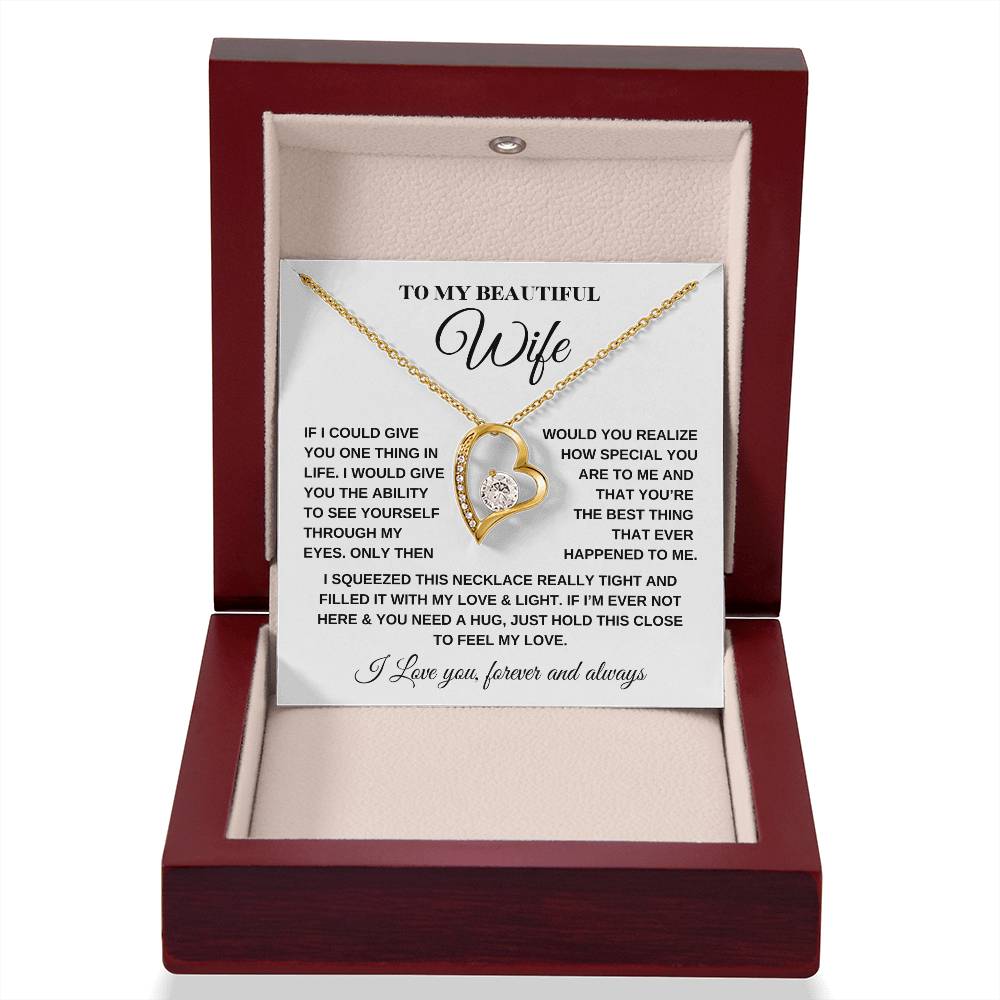 Forever Love Necklace – For My Beautiful Wife - Kim’s Signature Beauty & Accessories    (Store description)