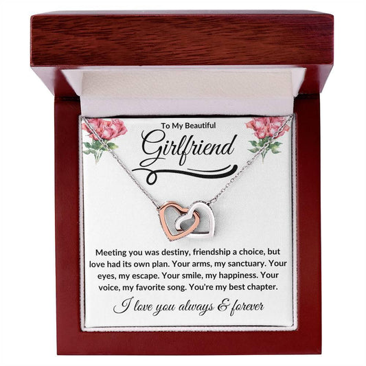 To My Beautiful Girlfriend | Interlocking Hearts - Kim’s Signature Beauty & Accessories    (Store description)