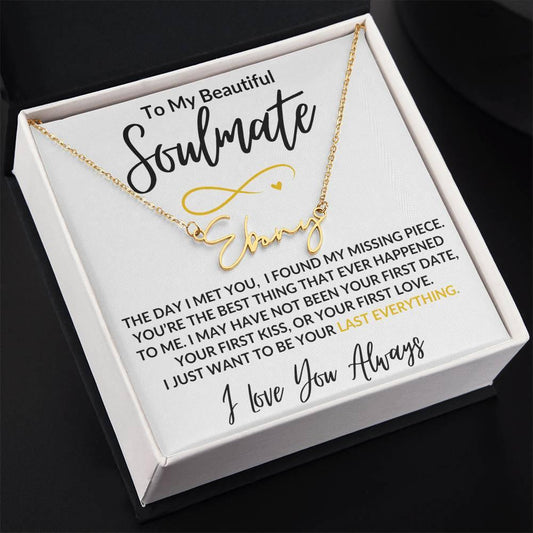 Soulmate Personalized Necklace - Kim’s Signature Beauty & Accessories    (Store description)