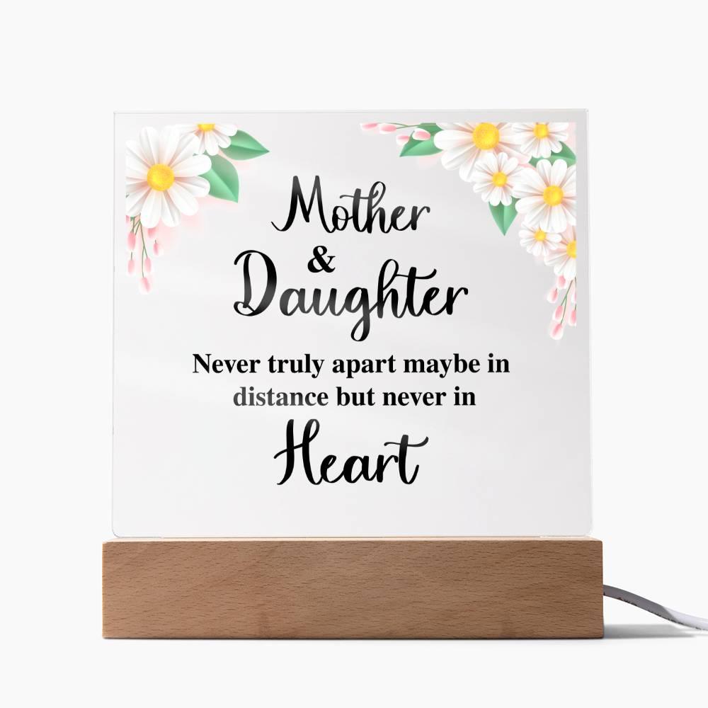 Never Apart | Acrylic Night Light - Kim’s Signature Beauty & Accessories    (Store description)