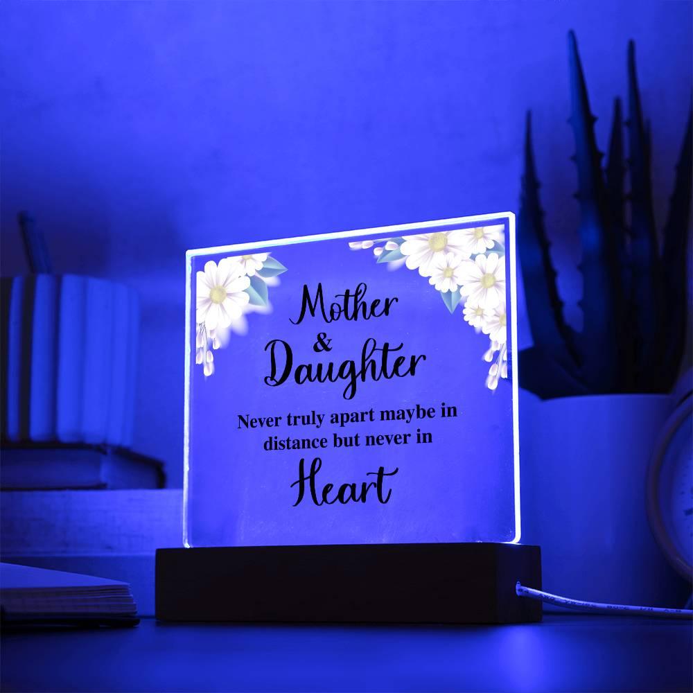 Never Apart | Acrylic Night Light - Kim’s Signature Beauty & Accessories    (Store description)