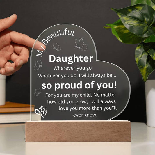 Beautiful Daughter Night Light - Kim’s Signature Beauty & Accessories    (Store description)