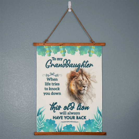 My Granddaughter | This Old Lion Wall tapestry - Kim’s Signature Beauty & Accessories    (Store description)