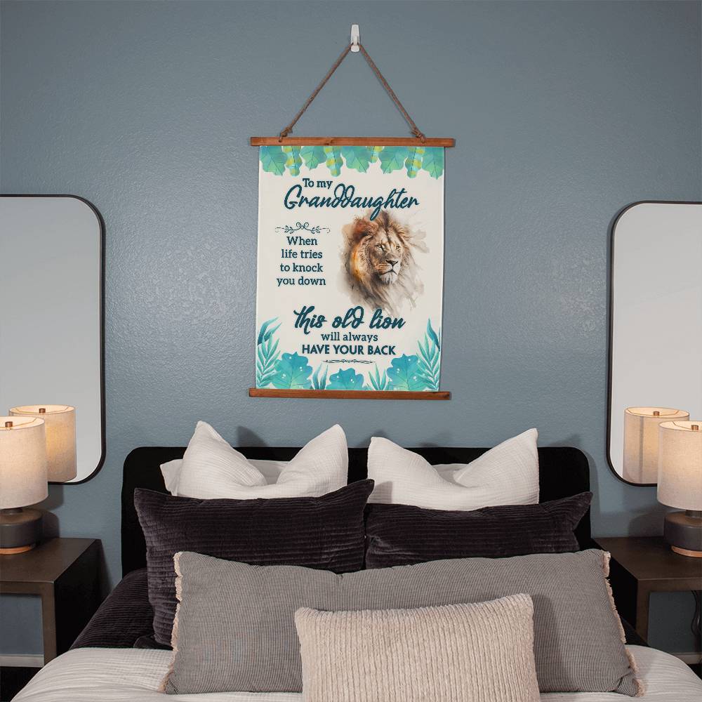 My Granddaughter | This Old Lion Wall tapestry - Kim’s Signature Beauty & Accessories    (Store description)