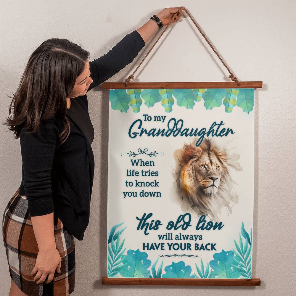 My Granddaughter | This Old Lion Wall tapestry - Kim’s Signature Beauty & Accessories    (Store description)