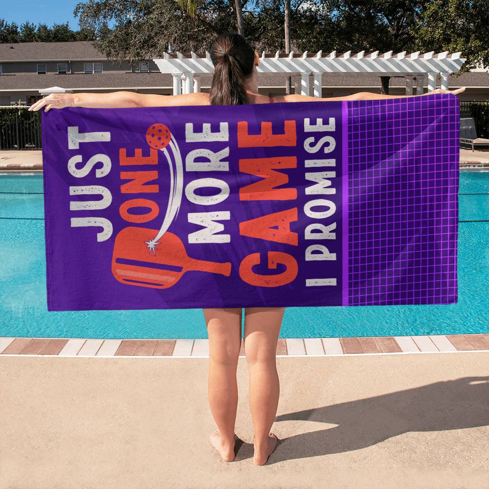 One More Game | Sports Towel - Kim’s Signature Beauty & Accessories    (Store description)