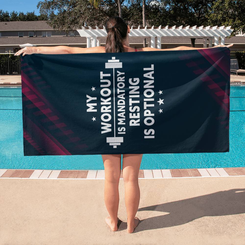 Workout Madatory | Sports Towel - Kim’s Signature Beauty & Accessories    (Store description)