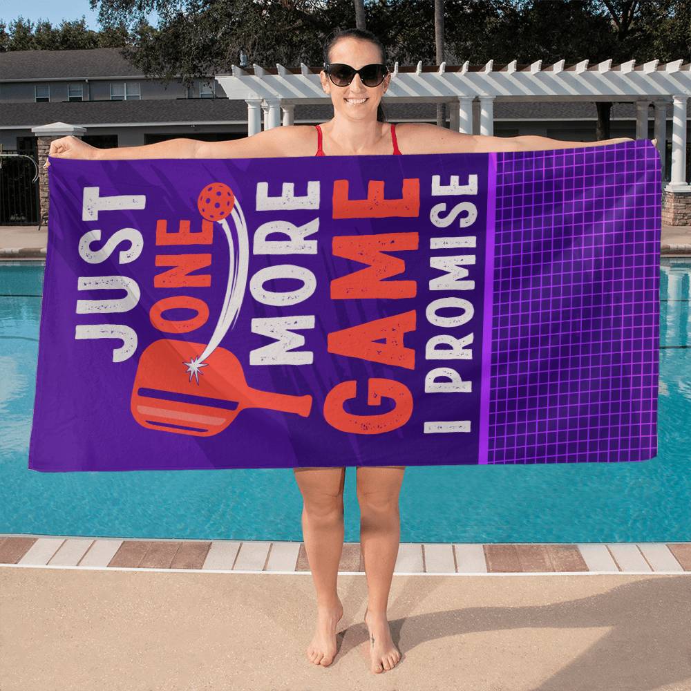 One More Game | Sports Towel - Kim’s Signature Beauty & Accessories    (Store description)