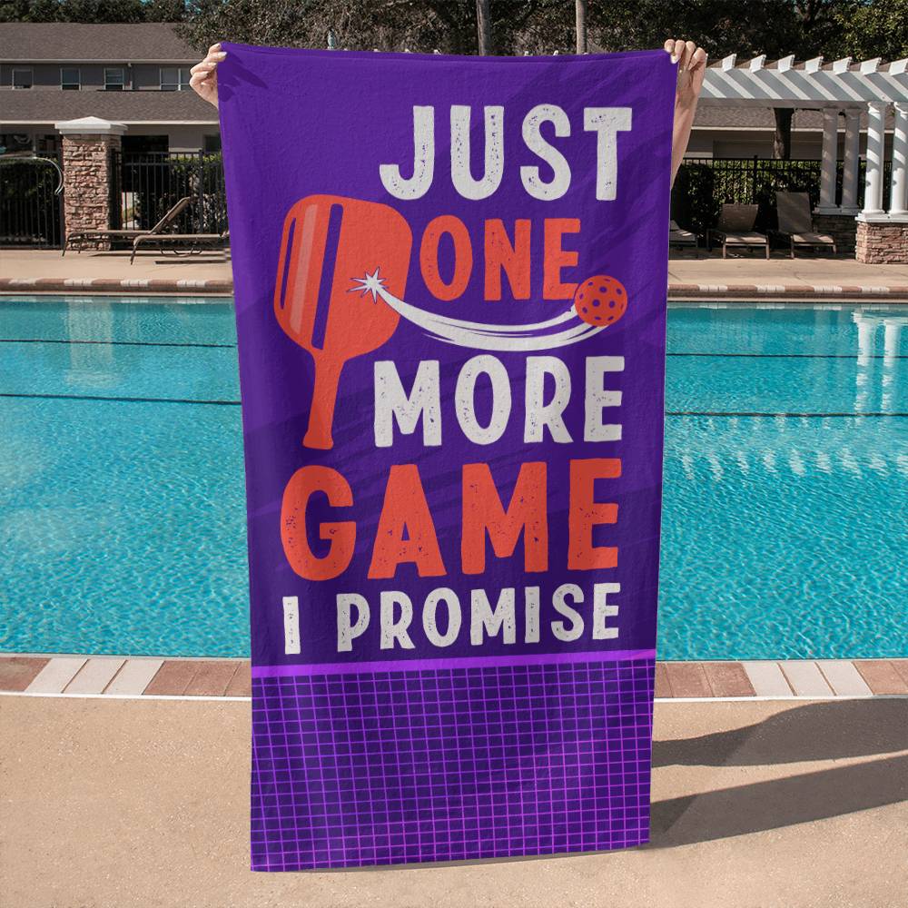 One More Game | Sports Towel - Kim’s Signature Beauty & Accessories    (Store description)