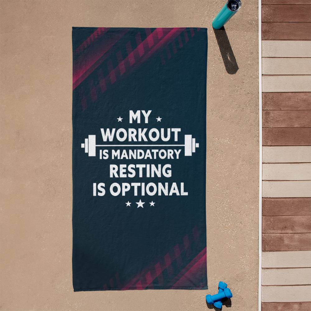 Workout Madatory | Sports Towel - Kim’s Signature Beauty & Accessories    (Store description)