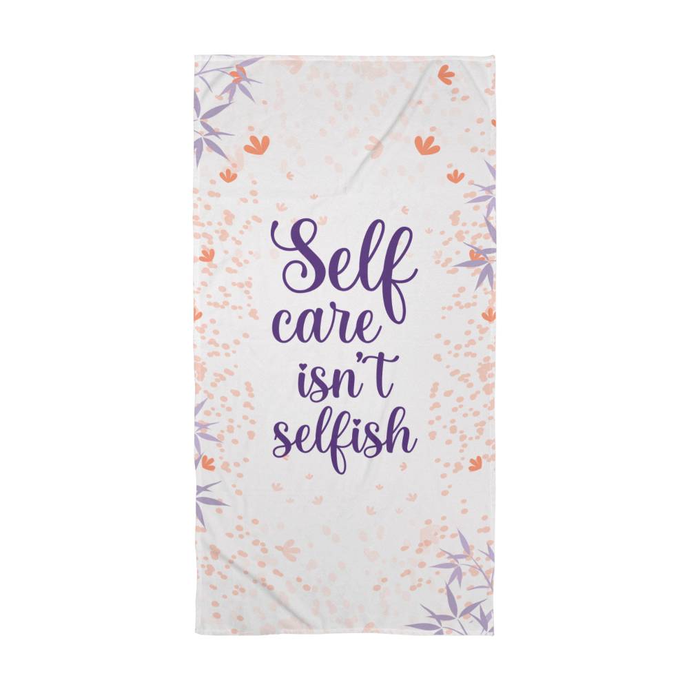 Self Care Bath Towel - Kim’s Signature Beauty & Accessories    (Store description)