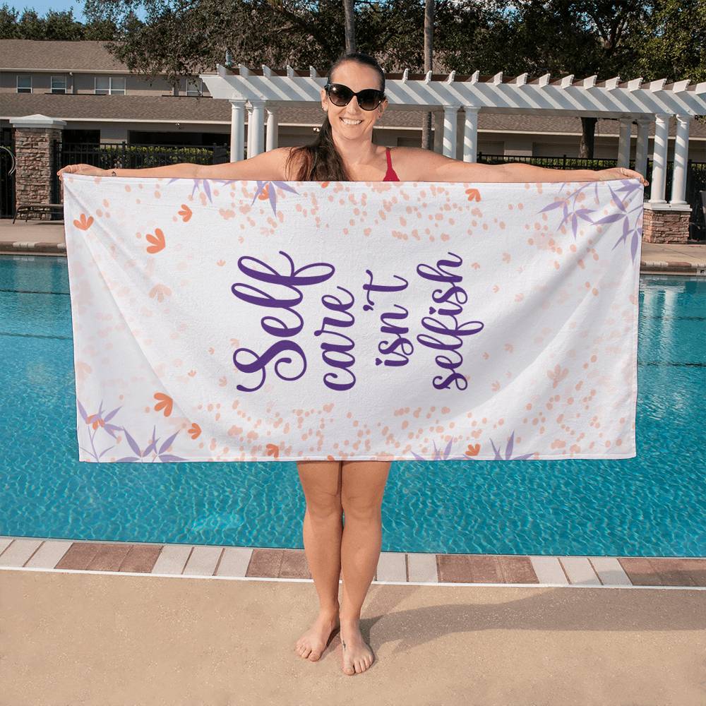 Self Care Bath Towel - Kim’s Signature Beauty & Accessories    (Store description)