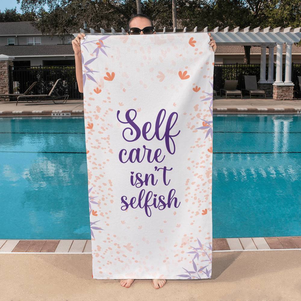 Self Care Bath Towel - Kim’s Signature Beauty & Accessories    (Store description)