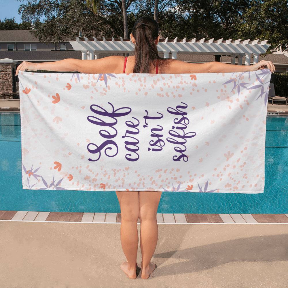 Self Care Bath Towel - Kim’s Signature Beauty & Accessories    (Store description)